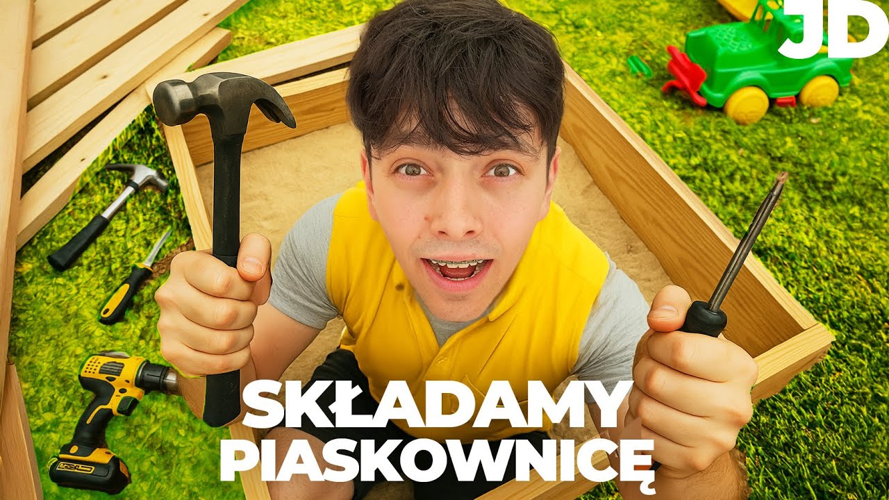 Budujemy PIASKOWNICĘ MARZEŃ dla DZIECI 🛠️🪵  | JDabrowsky