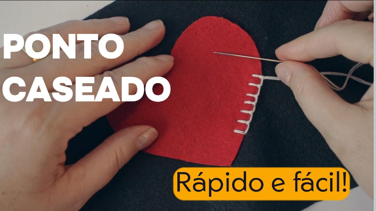 Como fazer ponto caseado a mão,rápido e fácil! [ATUALIZADO 2025]