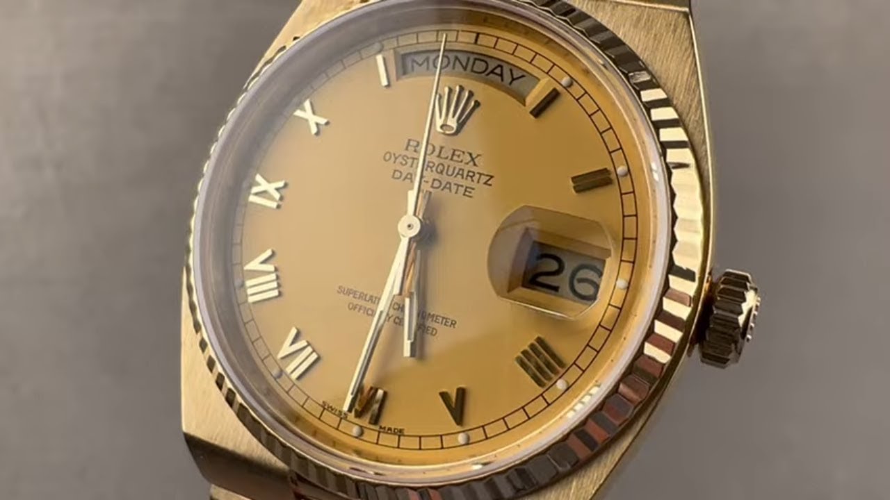 Rolex Oysterquartz Day-Date 19018 Rolex Watch Review