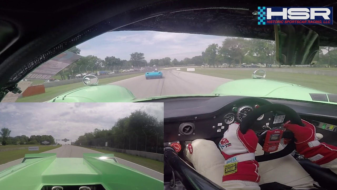 Road American Onboard Lola T70 MK 3B coupe