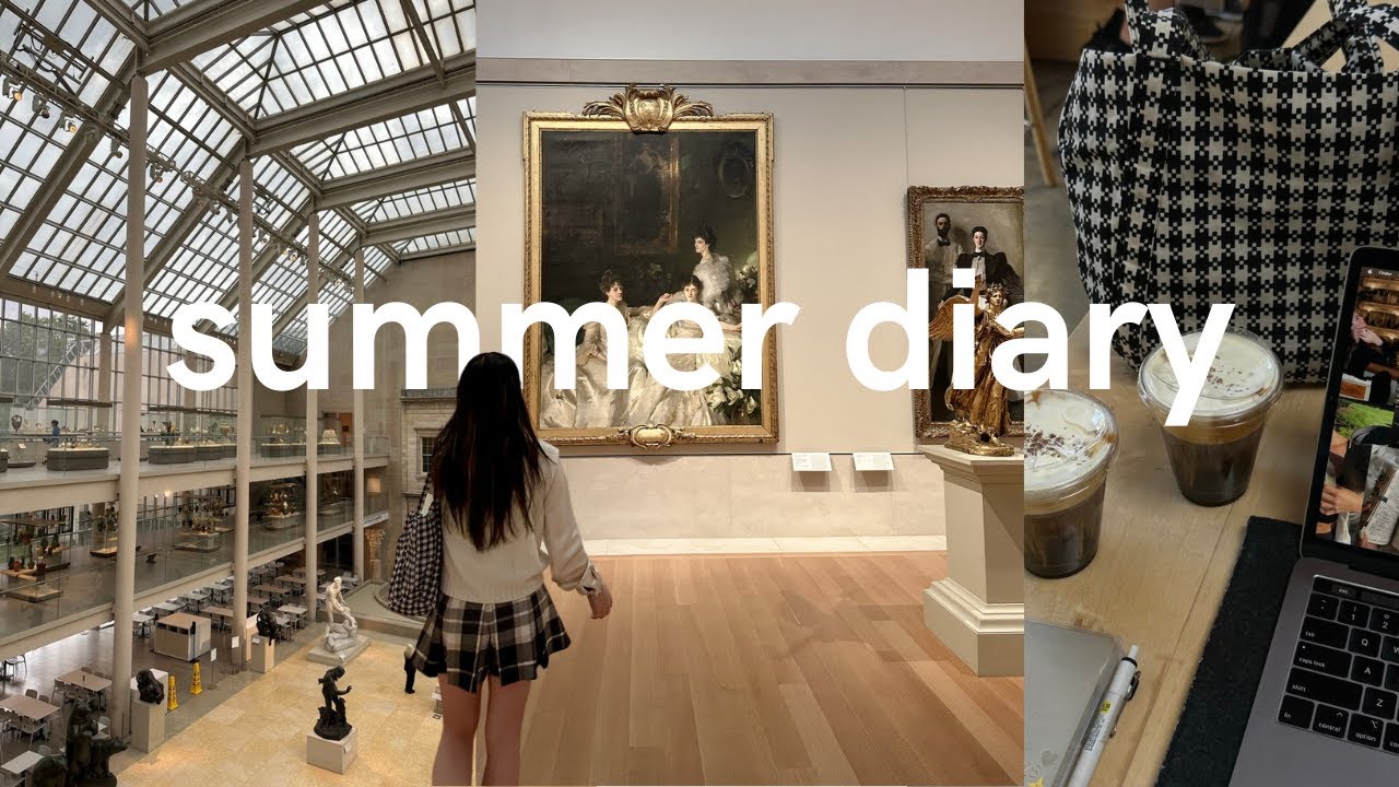 summer video diary ˚୨୧⋆｡˚ ⋆ museum dates, picnics, eras tour, tv debut, & life in nyc