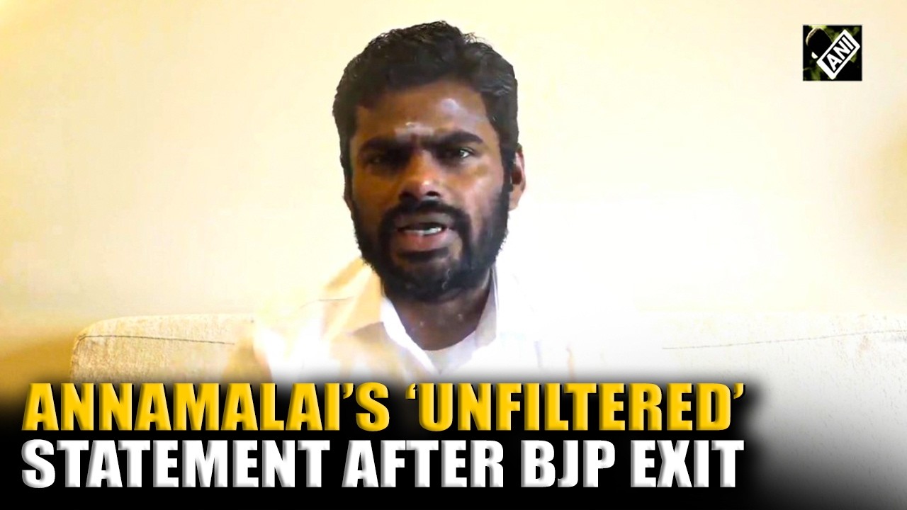 Annamalai&rsquo;s unfiltered statement after leaving BJP, makes big announcement on his political future