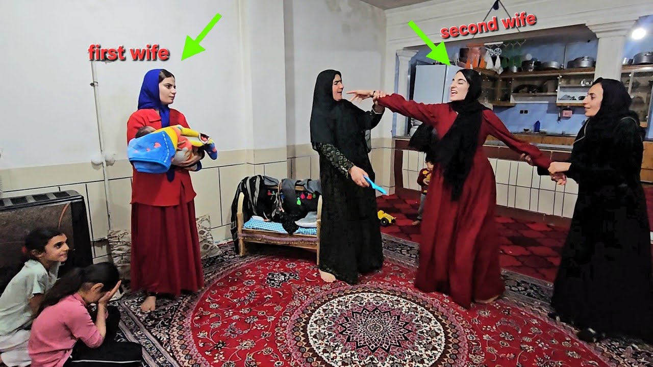 The husband attempt to remarry Zahra and the second wife opposition, nomadic life and building a hut
