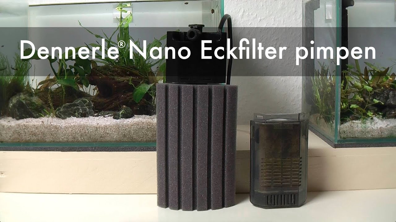 Dennerle® Nano Eckfilter garnelensicher machen | How to pimp the Dennerle® Nano Filter