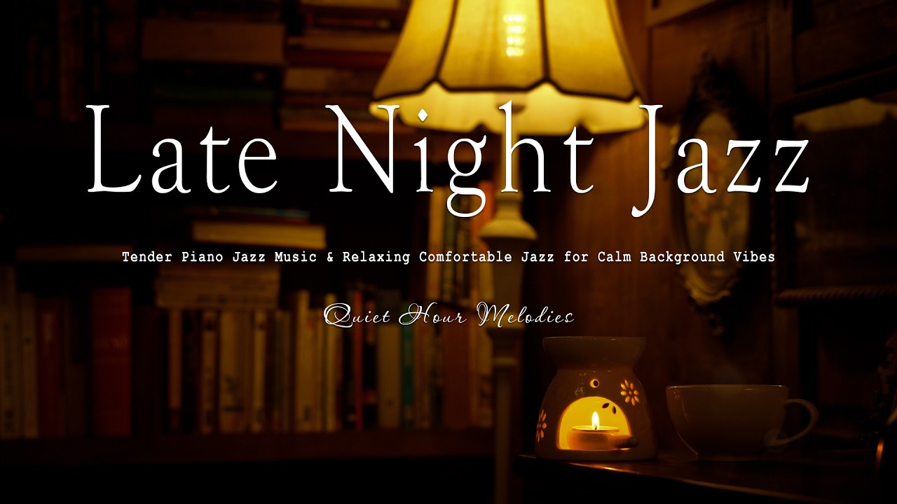 Late Night Jazz - Tender Piano Jazz Music & Relaxing Comfortable Jazz for Calm Background Vibes