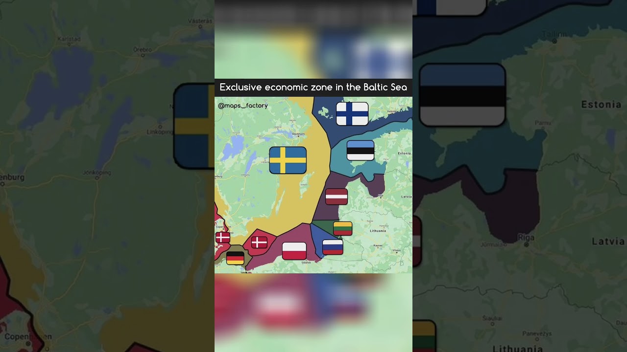 Exclusive economic zone in the Baltic Sea #geographyeducation