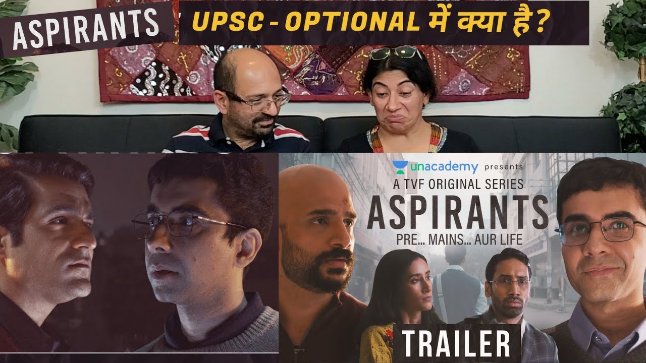 TVF's Aspirants | Web Series | Episode 1 | UPSC - Optional Me Kya Hai? | Official Trailer | Reaction