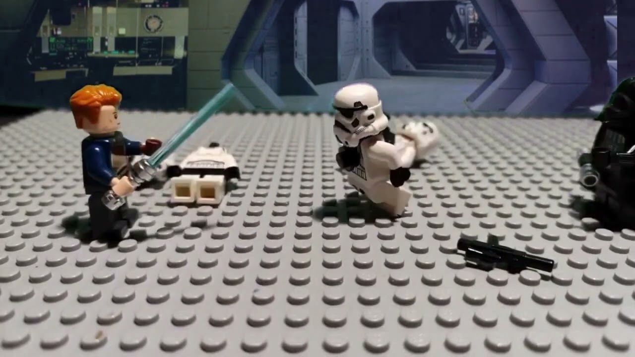 Star wars Cal Kestis vs Darth Vader stop motion   Made with Clipchamp
