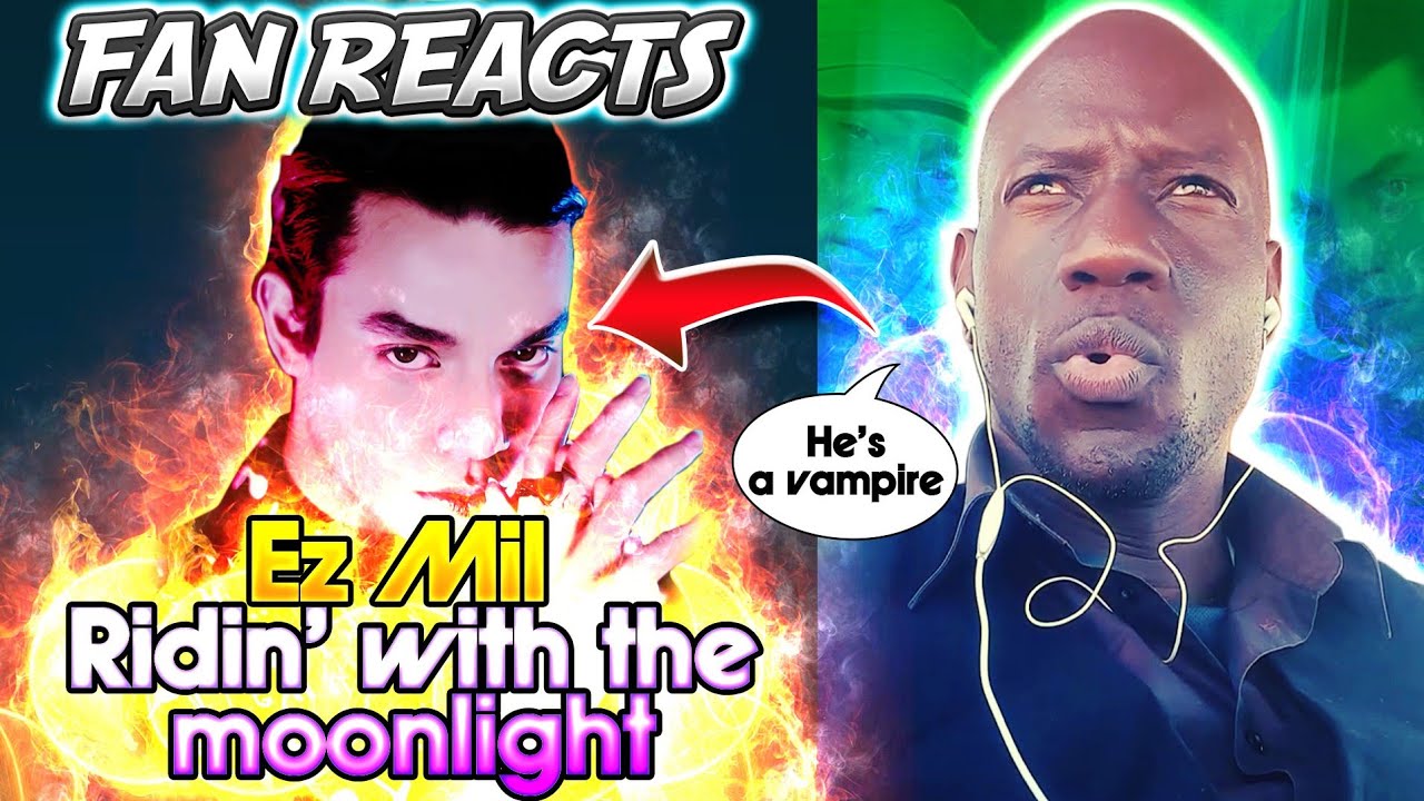 what he does is scary ! MY REACTION TO "Ridin' with the moonlight" by Ez Mil ( Shady Records)