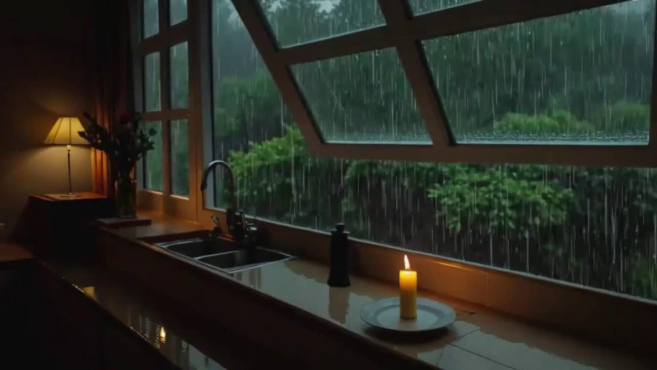 Heavy Thunderstorm & Rain: INSTANT DEEP SLEEP & Total Calm for Sleepless Nights. Fall Asleep Fast.