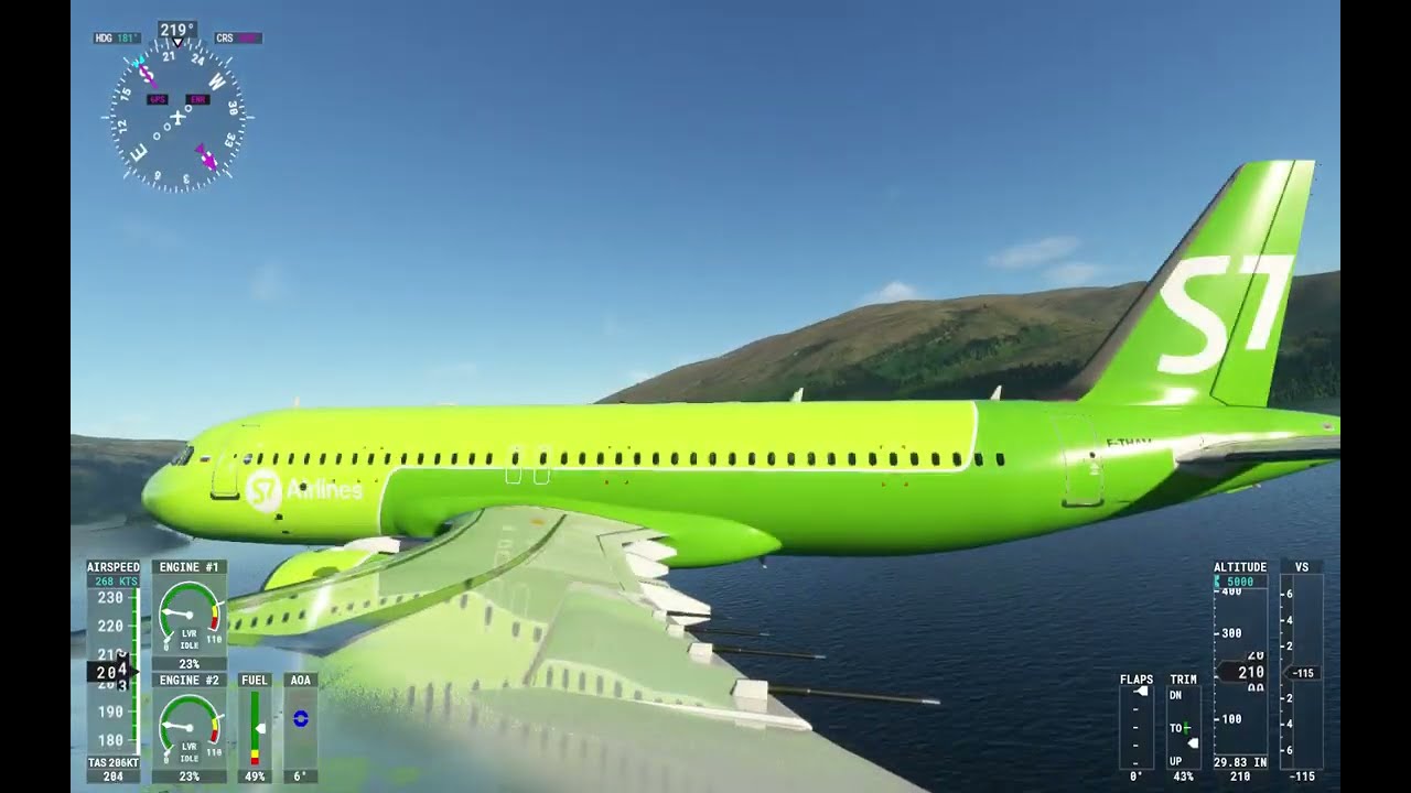MS2020 : Landing on lake in scotland (Highlands)