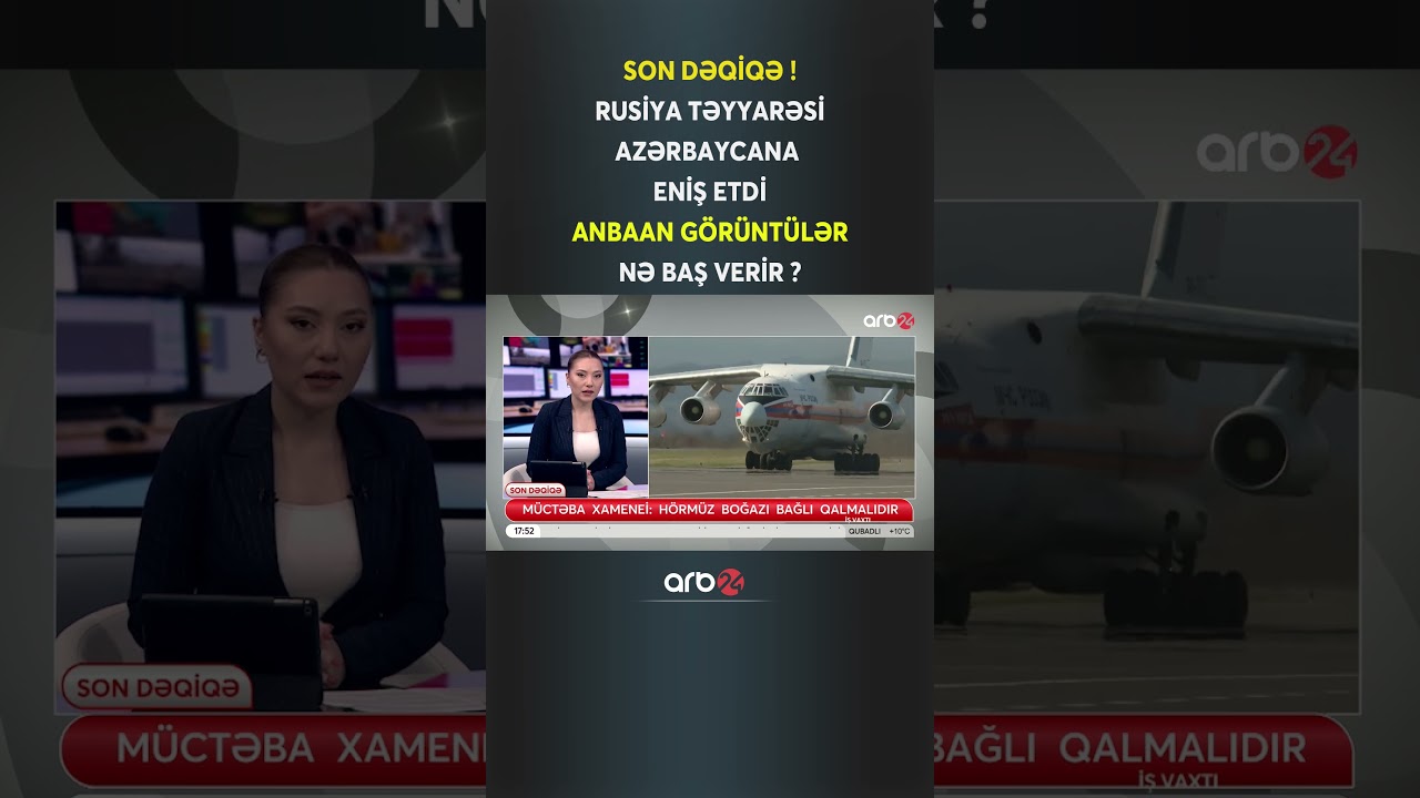 Rusiya təyyarəsi Azərbaycana eniş etdi