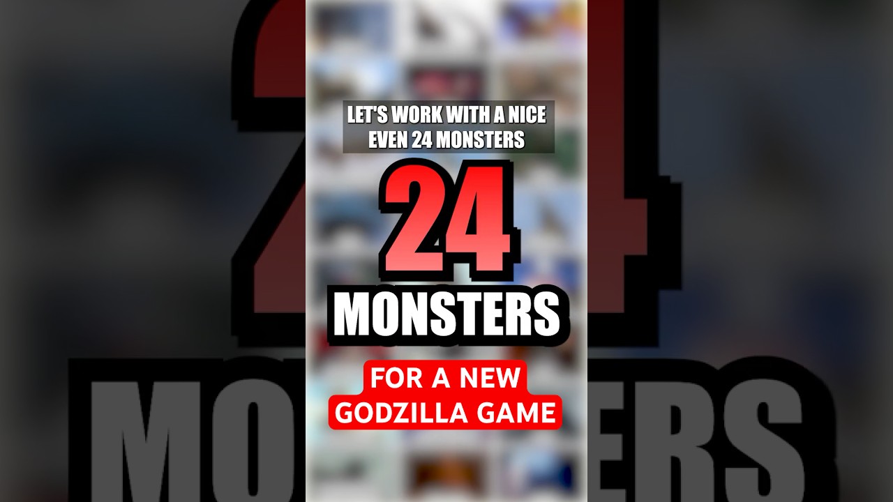 I Made A Roster For A NEW GODZILLA GAME!! #godzilla #monsterverse #fightinggames #kaiju #nostalgia