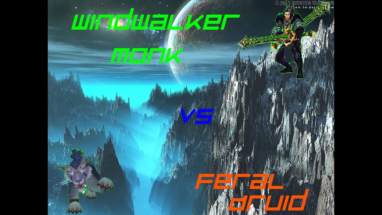 WoW 5.4.8 Feral Druid Vs Monk Duels