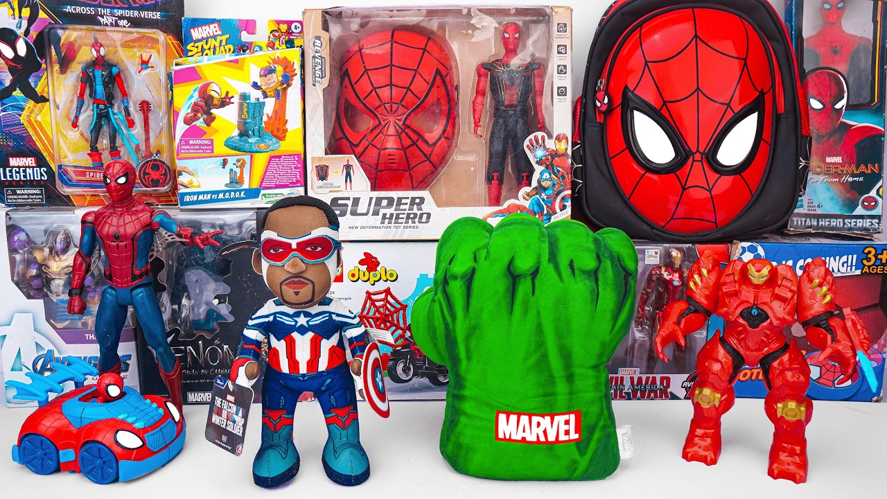 Marvel Spiderman Toys Unboxing Review | Spider Man Gloves &  Marvel Spiderman Collection Toys