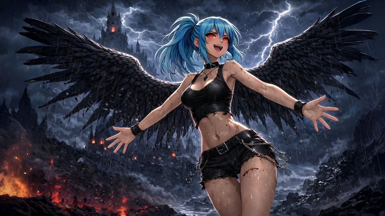 Angel of Darkness - Epic Dark Fantasy Cover | Solenya