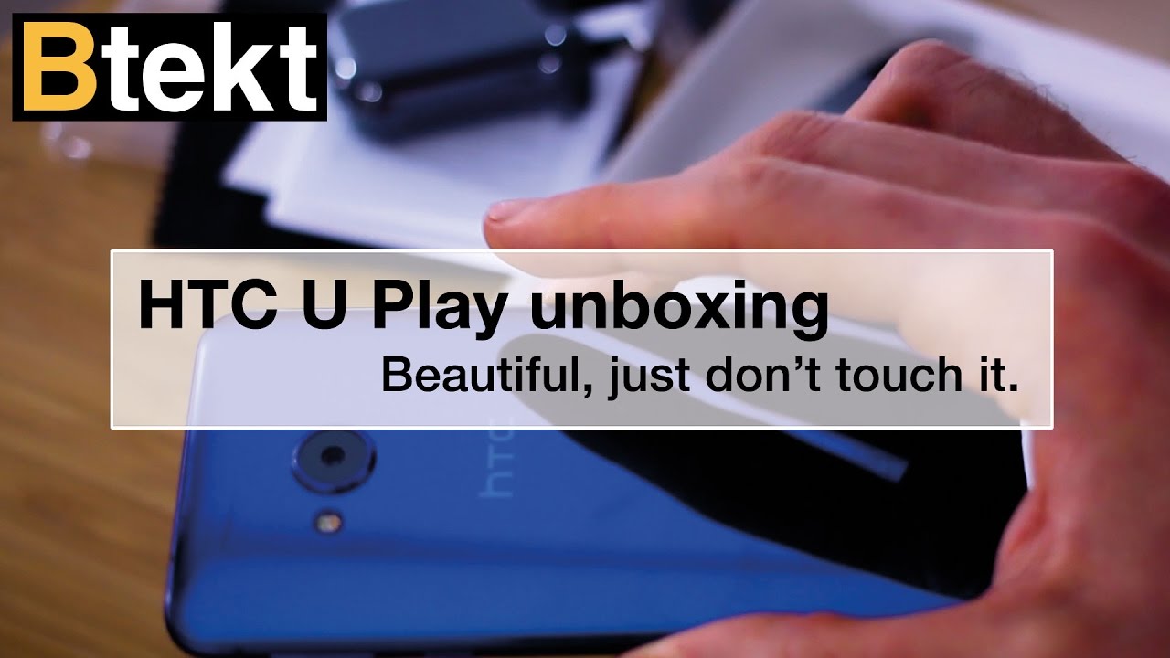 HTC U Play unboxing video - Oh my... fingerprint much?