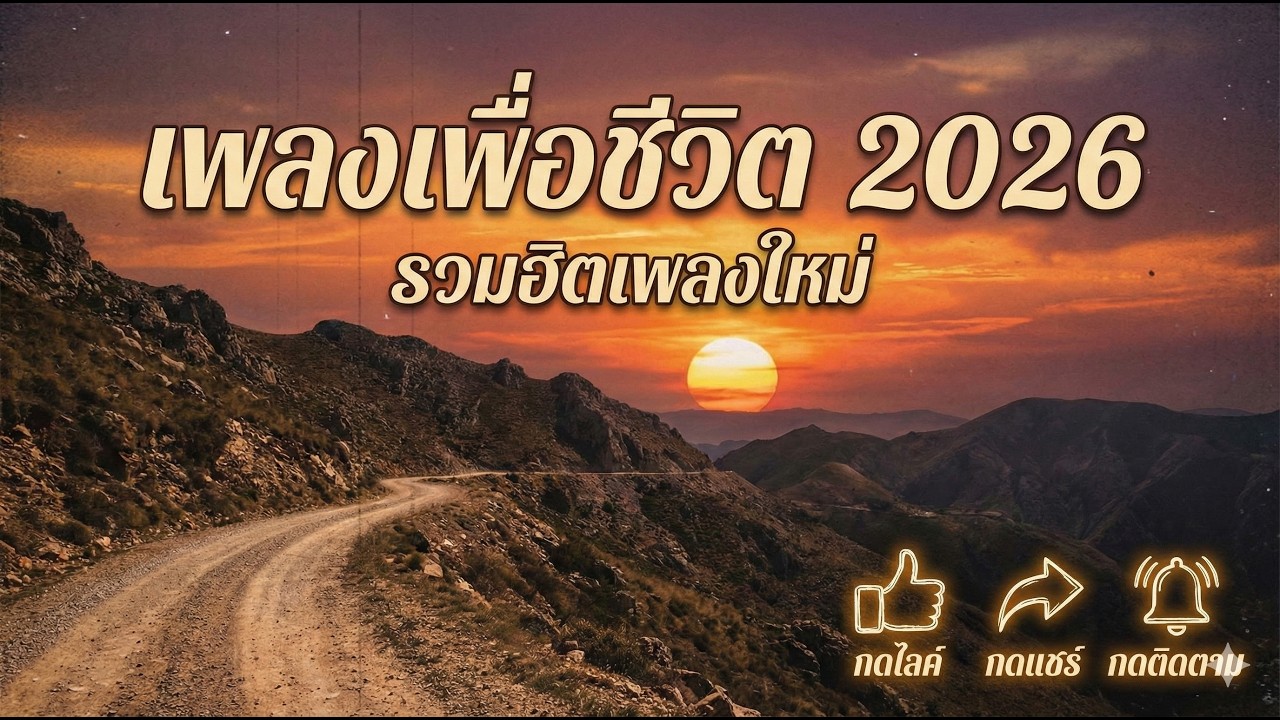 รวมเพลงเพื่อชีวิต ฟังเพลินๆแก้เบื่อเวลาทำงาน