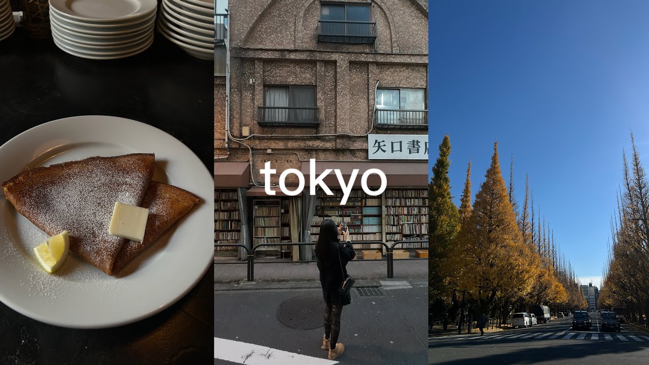 tokyo vlog 🍂 first time flying business class, golden autumn, christmas vibes, shibuya sky