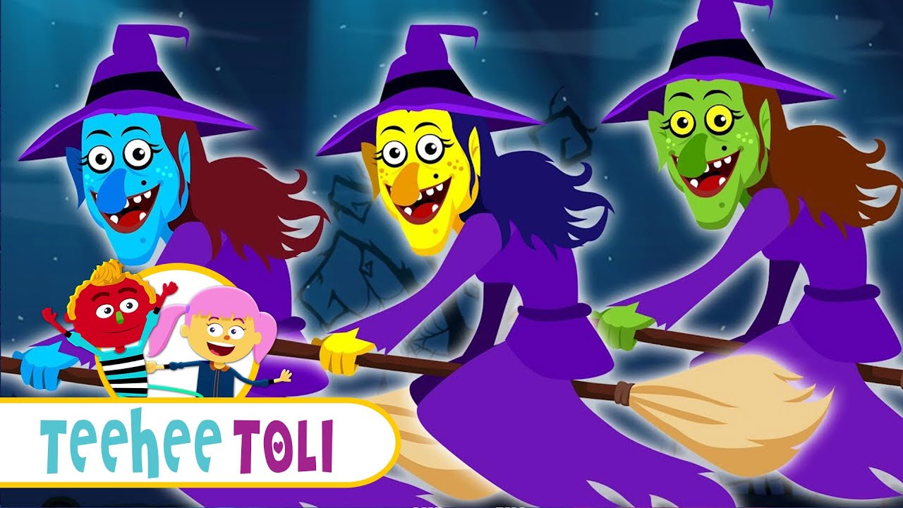 Teen Choti Chudail + More Scary Hindi Rhymes | Teehee Toli