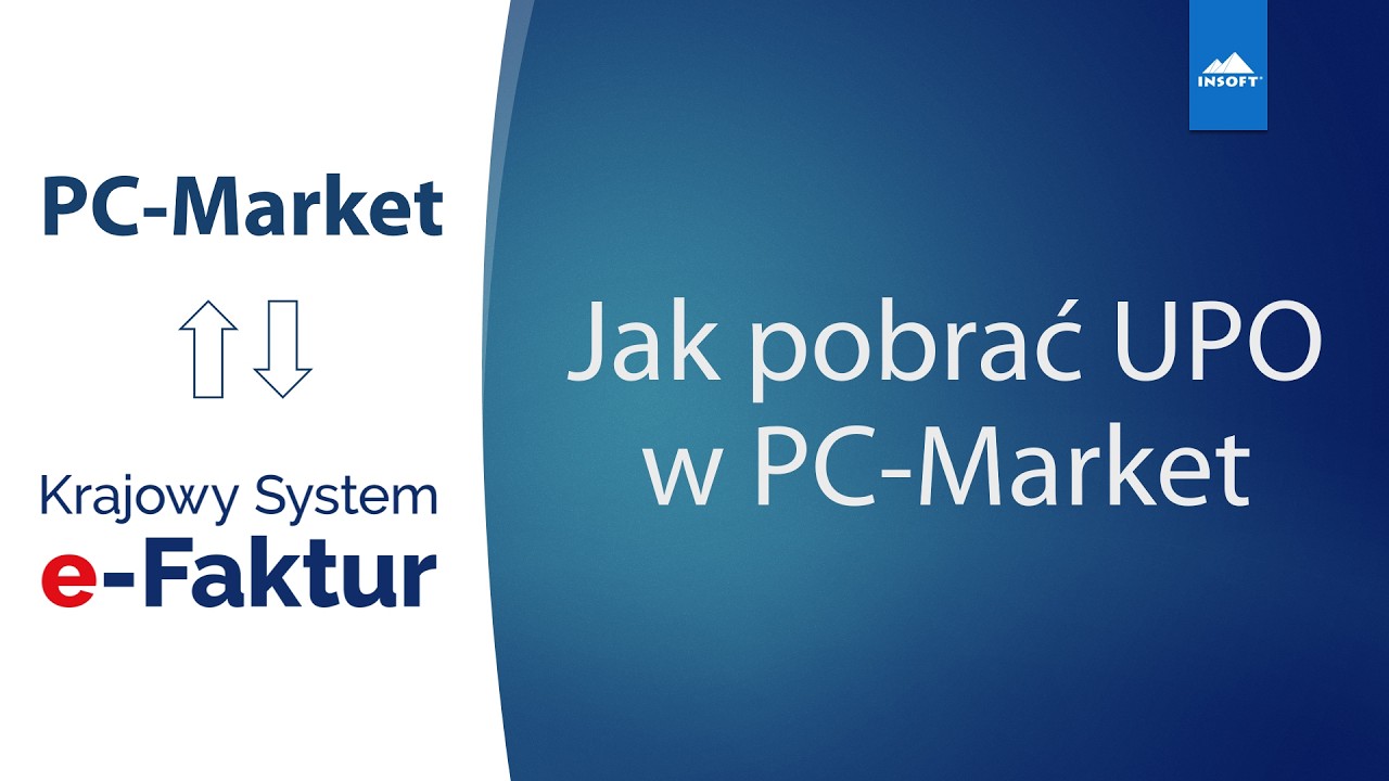 PC-Market - pobieranie UPO wysłanych faktur do KSeF #16