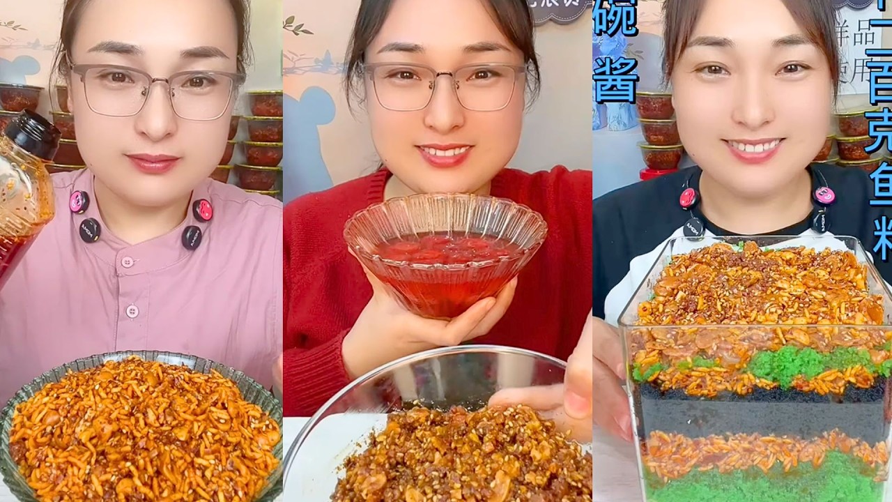 Chili Oil Seafood Mix with Roe Layers and Sauce Mukbang #90