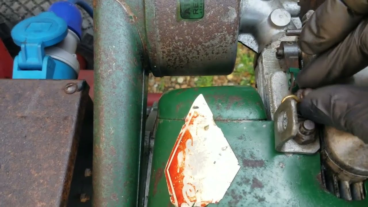 Lister Petter AC1 diesel generator walk round, startup, running, test and shutdown