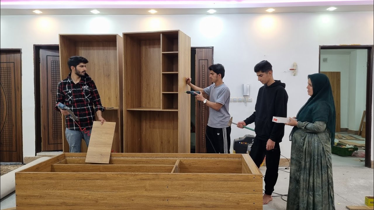 Building a wardrobe and cooking the most delicious chicken