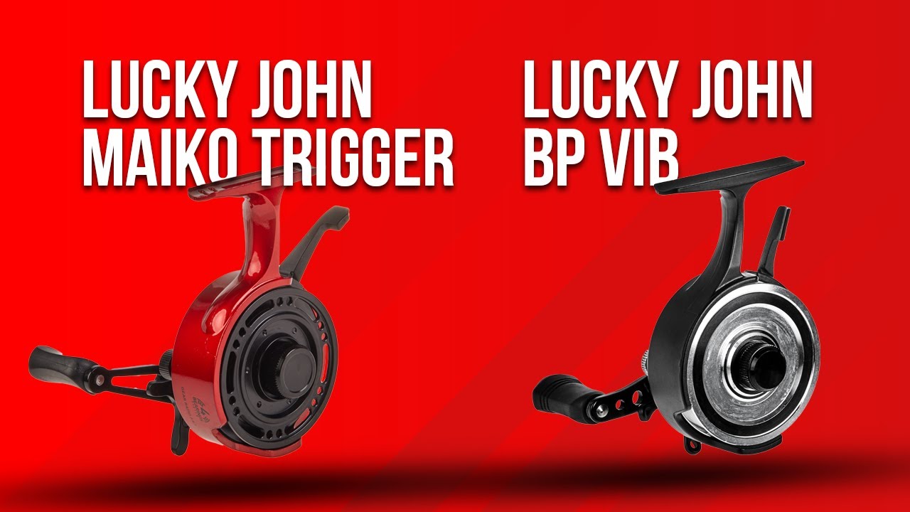 Мультипликаторные катушки для зимней рыбалки Lucky John Maiko Trigger и Lucky John BP Vib