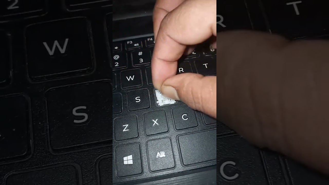 Laptop keyboard keys problem how to solved!! #shorts