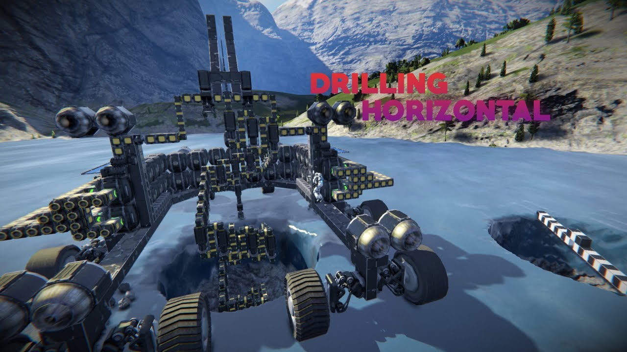 Space Engineers- Super Hyper Mega Totally Automatic Drilling Rig (S.H.M.T.A.D.R.) HOW TO USE
