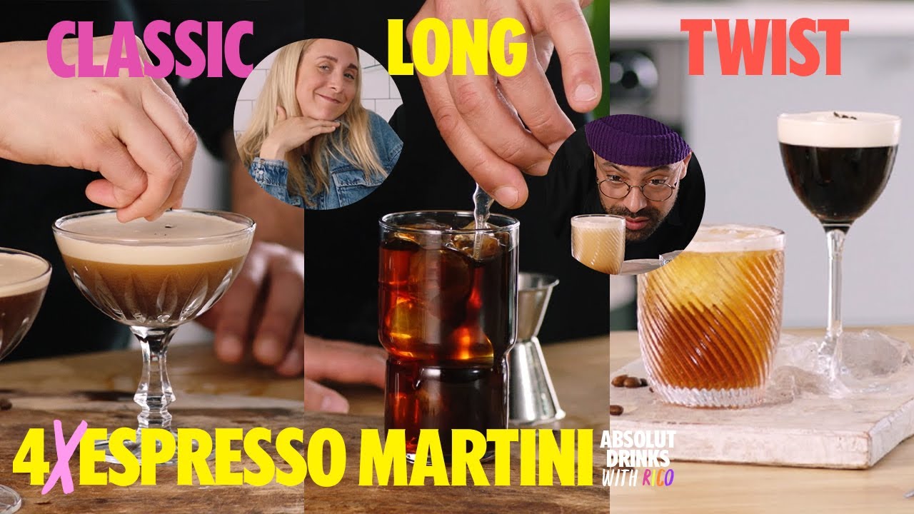 Espresso Martini 4 Ways | Absolut Drinks with Hedda & Rico