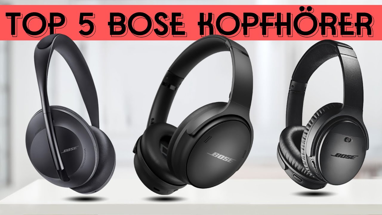 Bose Kopfhörer Test 2024: Die besten Modelle auf dem Prüfstand!