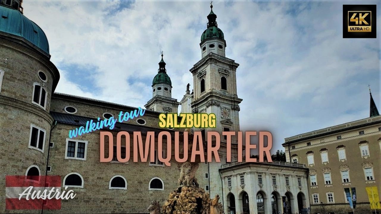 DomQuartier Salzburg Walking Tour | Tourist Attraction Austria 4K