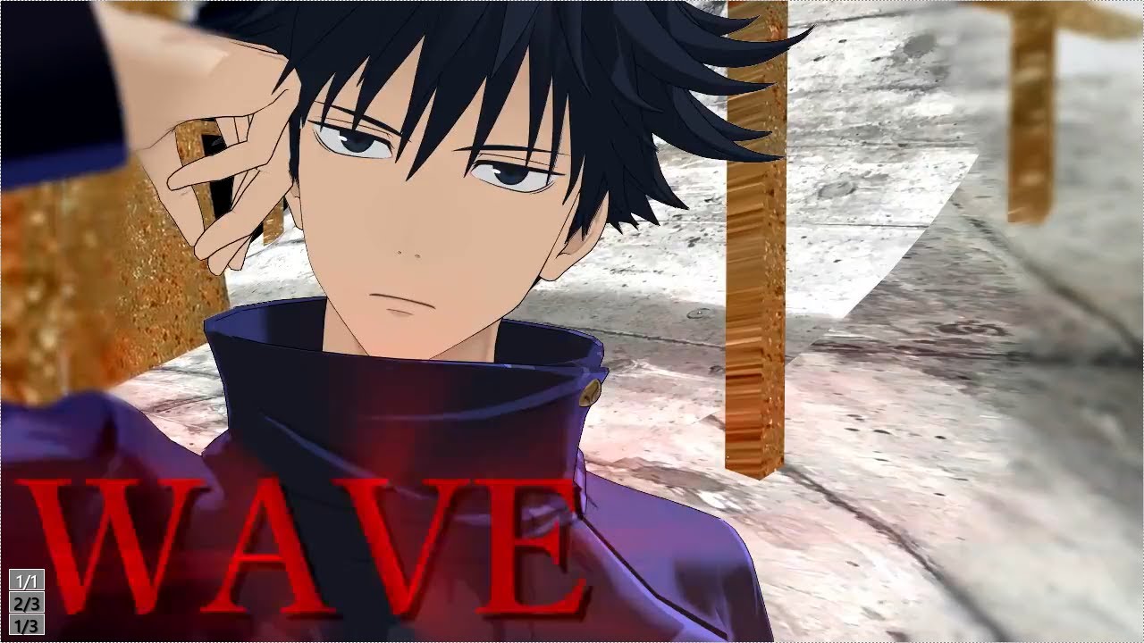 【MMD呪術廻戦】五条先生と虎杖君と伏黒君でWAVE踊ってもらった