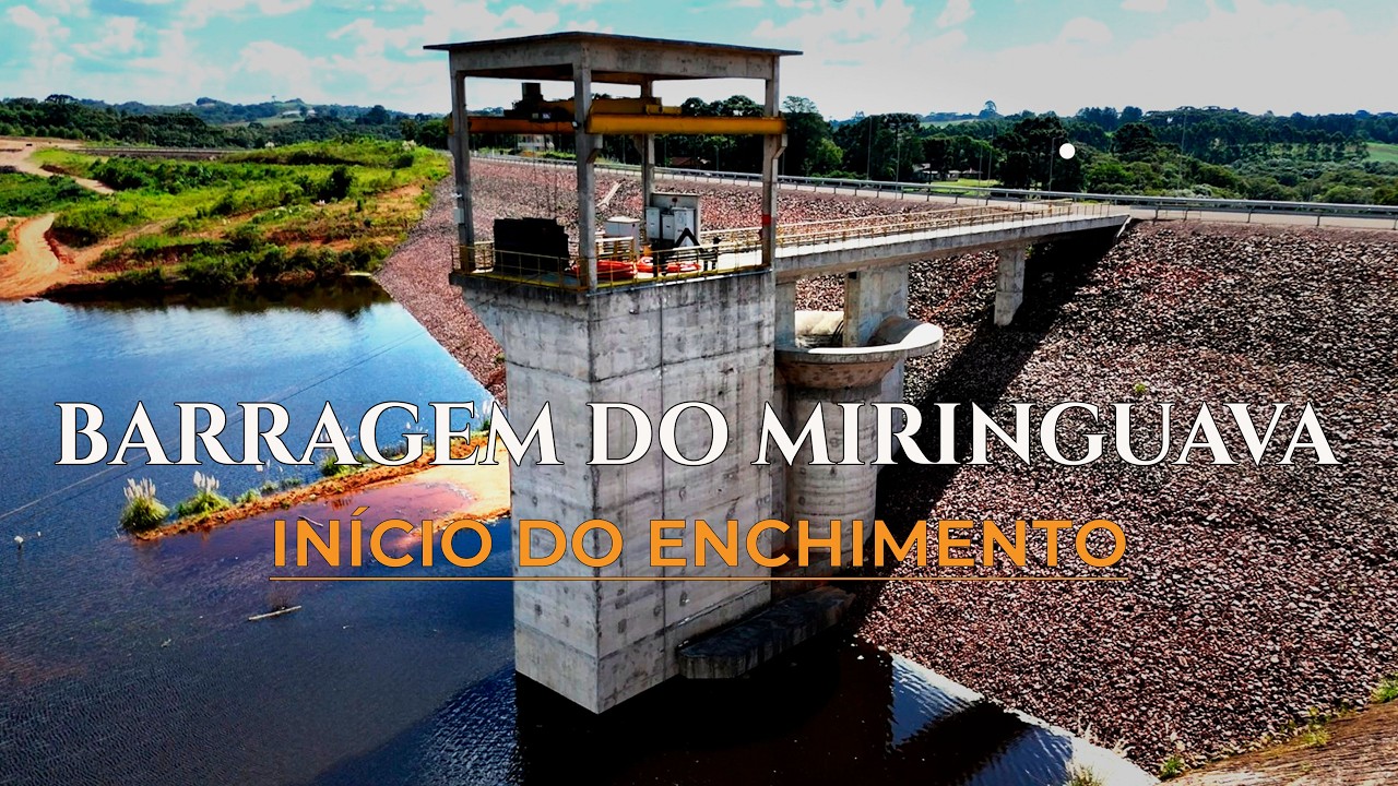 Barragem do Miringuava já está enchendo – imagens atualizadas