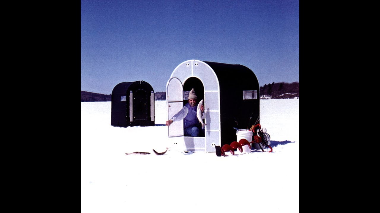 Super Shak portable ice fishing shanty house