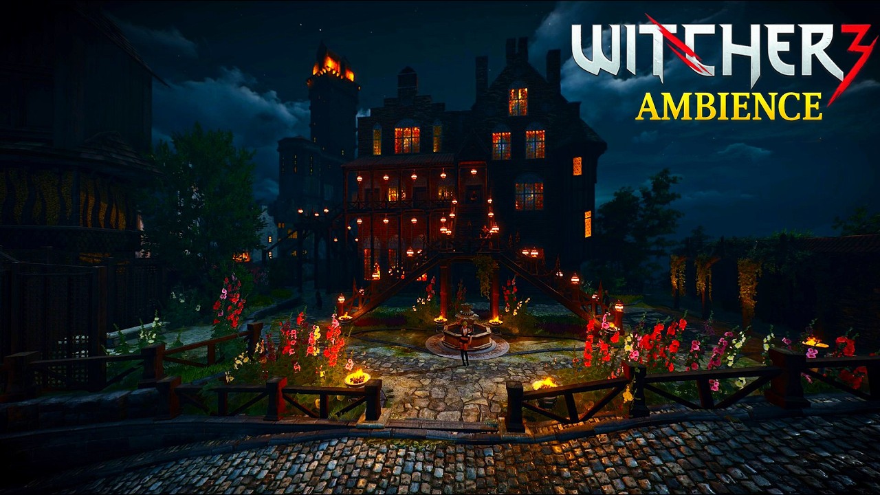 Relaxing Witcher 3 Healing Music | Stress Relief, Calm Overthinking, Deep Sleep & Peaceful Mind