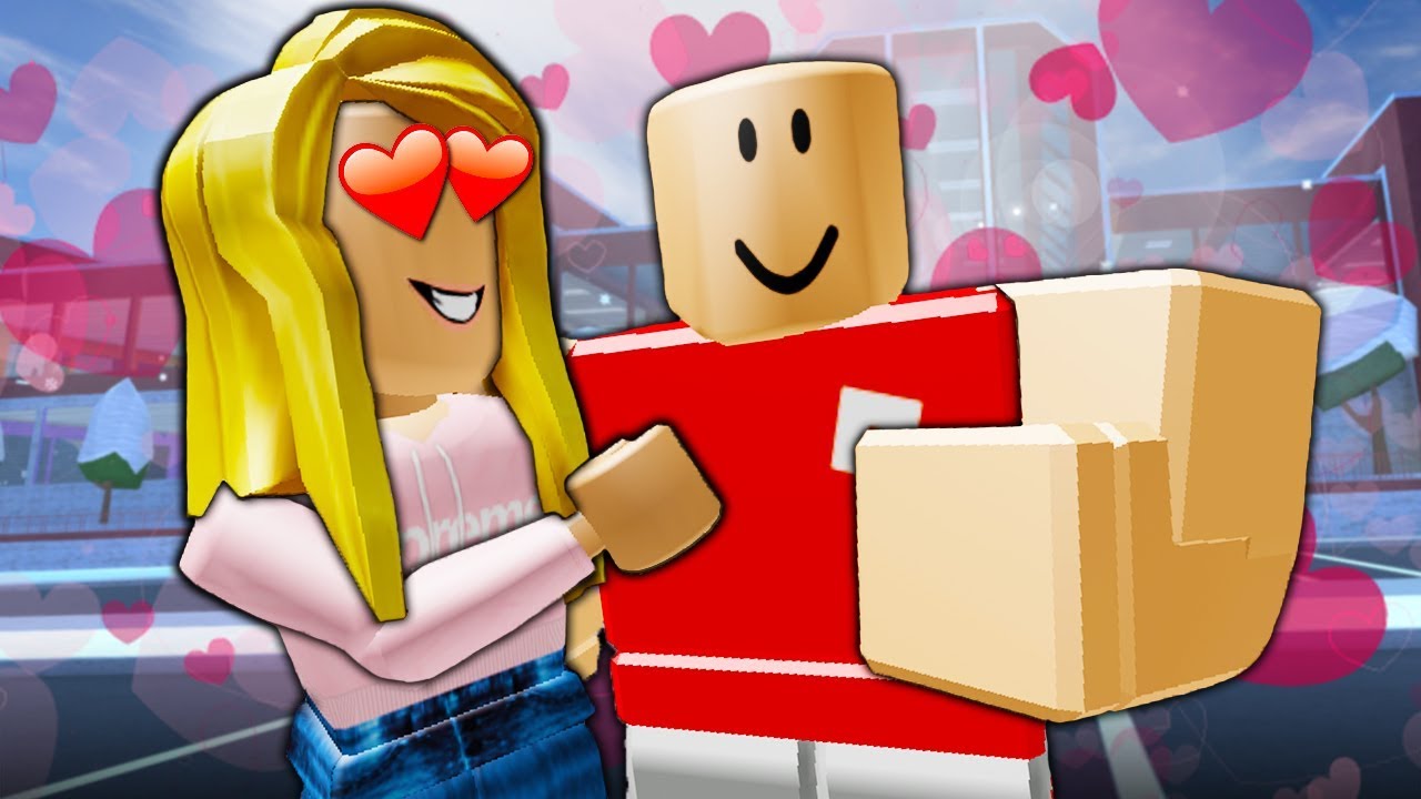 SHE FELL IN LOVE WITH A NOOB: A ROBLOX LOVE STORY MOVIE