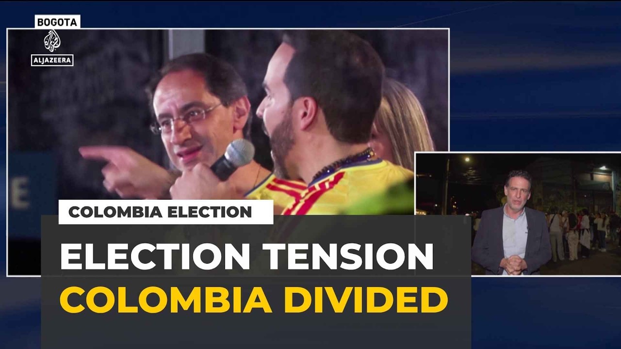 Colombia election dispute: left-wing supporters rally in Bogot&aacute; amid tight race