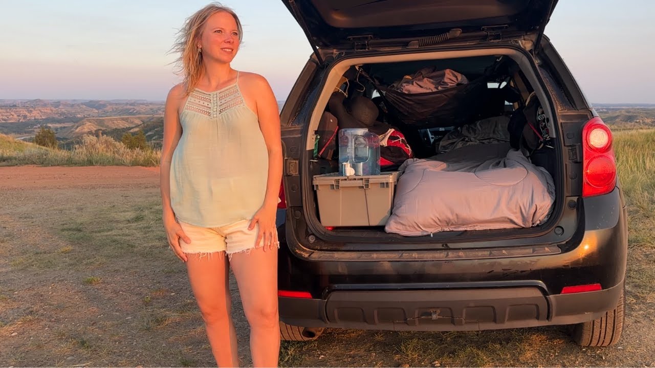 STUNNING Car Camping in the Badlands for My Birthday!!
