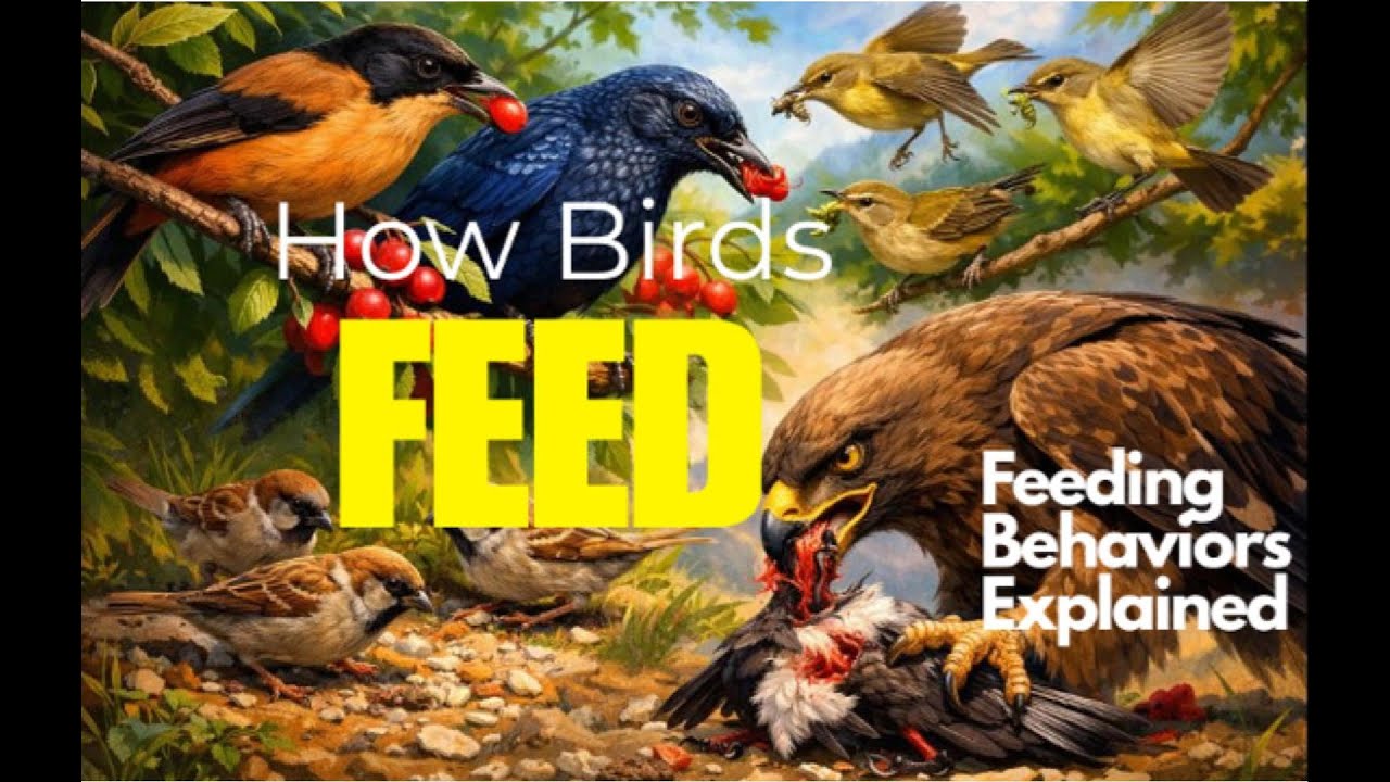 How Birds Feed | Different Feeding Styles in Birds Explained