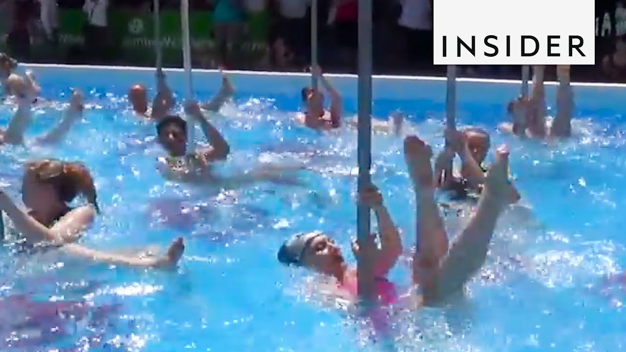 Underwater Pole Dance Class