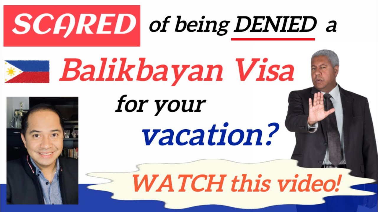 BALIKBAYAN VISA — A VERY IMPORTANT CLARIFICATION!