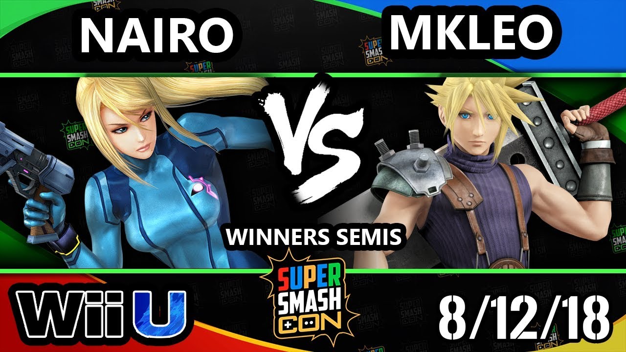 SSC 2018 Smash 4 - NRG | Nairo (ZSS) Vs. FOX MVG | MKLeo (Cloud) - Wii U Winners Semis