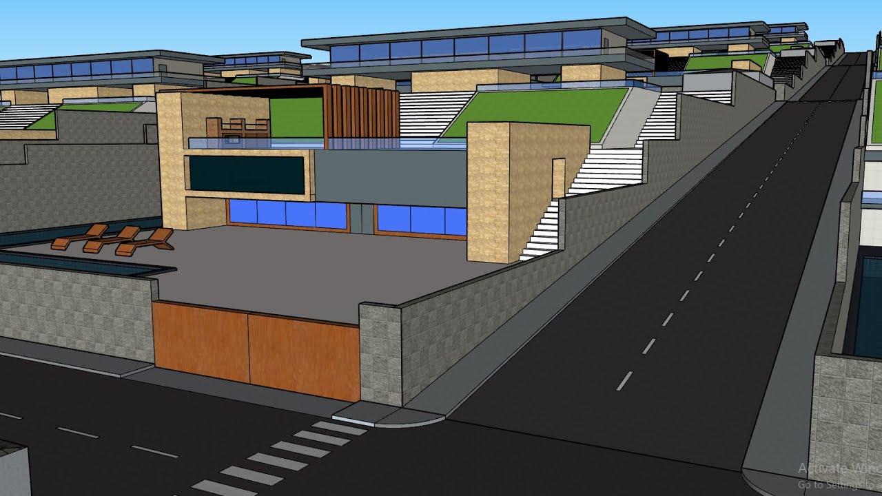 Hillside Society | Google SketchUp | Dhaval Jain