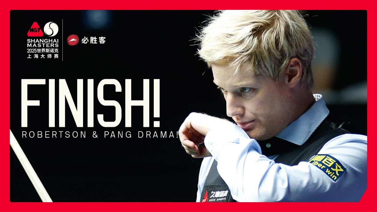 WILD CONCLUSION! Neil Robertson vs Pang Junxu | Shanghai Masters 2025