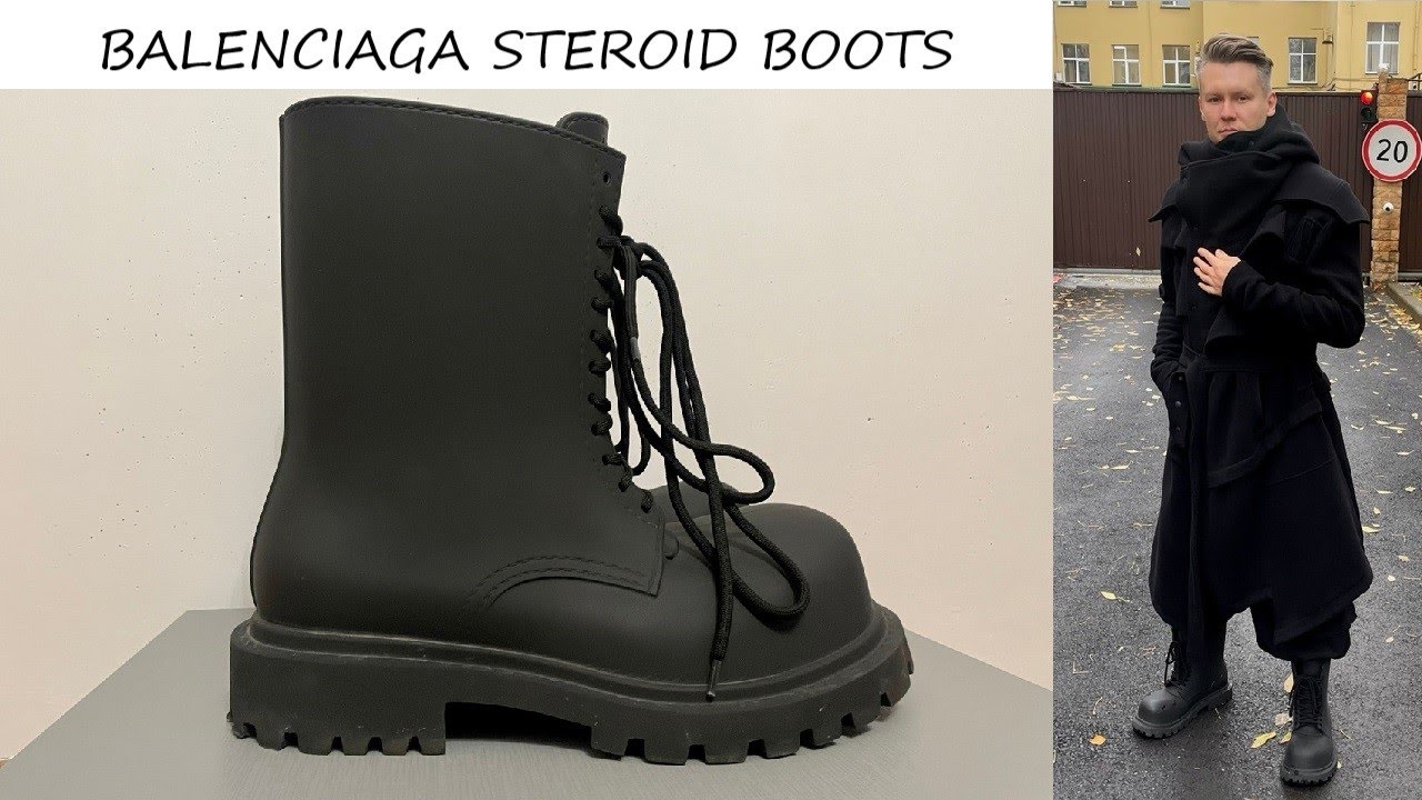 BALENCIAGA STEROID BOOTS - Пытаюсь ходить один день только в них, но не получается | обзор + на ноге