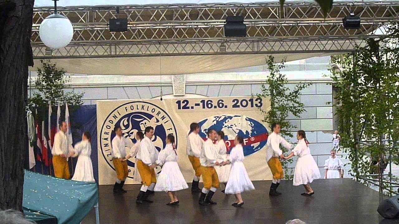 Czech folklore dances and songs - Jiskra, Pilsen.
