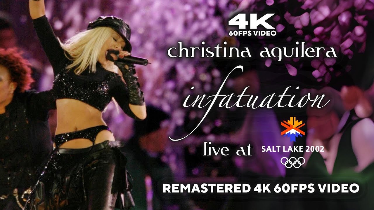 [4K 60FPS] Christina Aguilera - Infatuation (live at 2002 Winter Olympics Closing Ceremony)
